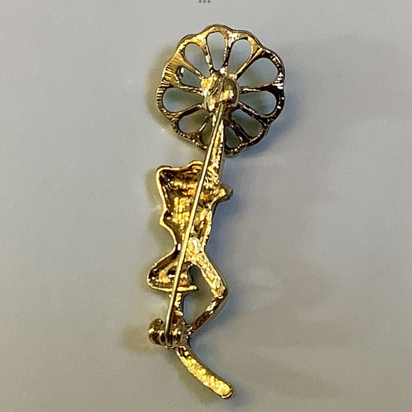 Green Frog Brooch - Picture 9 of 9